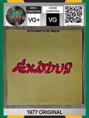 BOB MARLEY & THE WAILERS•Exodus•1977 CA (#ILPS-9498) Island Records